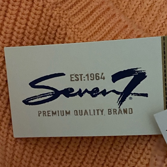 NWT Seven 7 Premium Quality Brand 100% Cotton Sweater Multicolour Size M - Picture 11 of 12